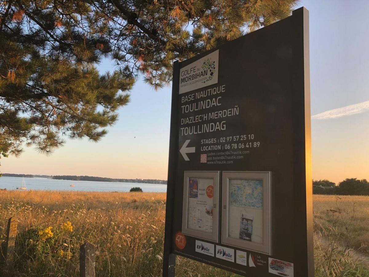 Maison Vue Mer Dans Le Golfe Du Morbihan Baden Zewnętrze zdjęcie